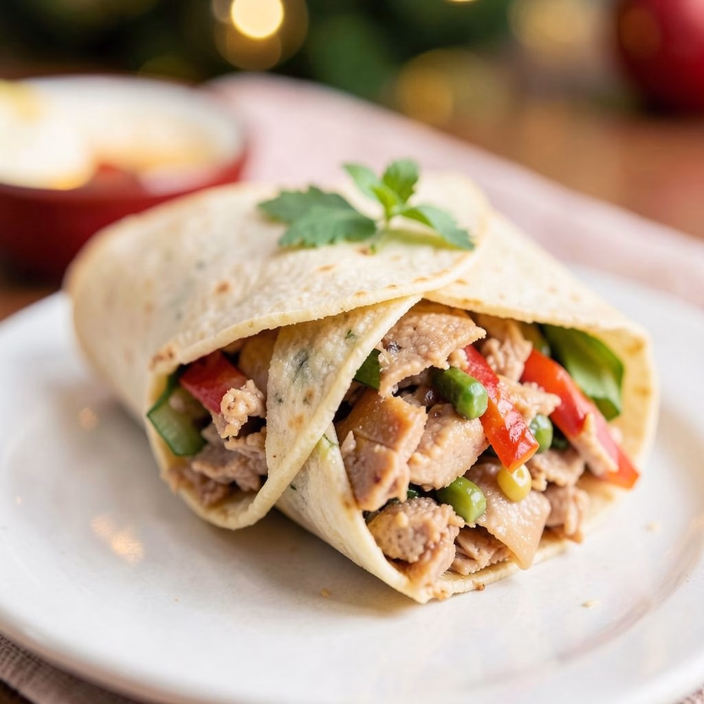 Sweet Chili Chicken Wraps Recipe