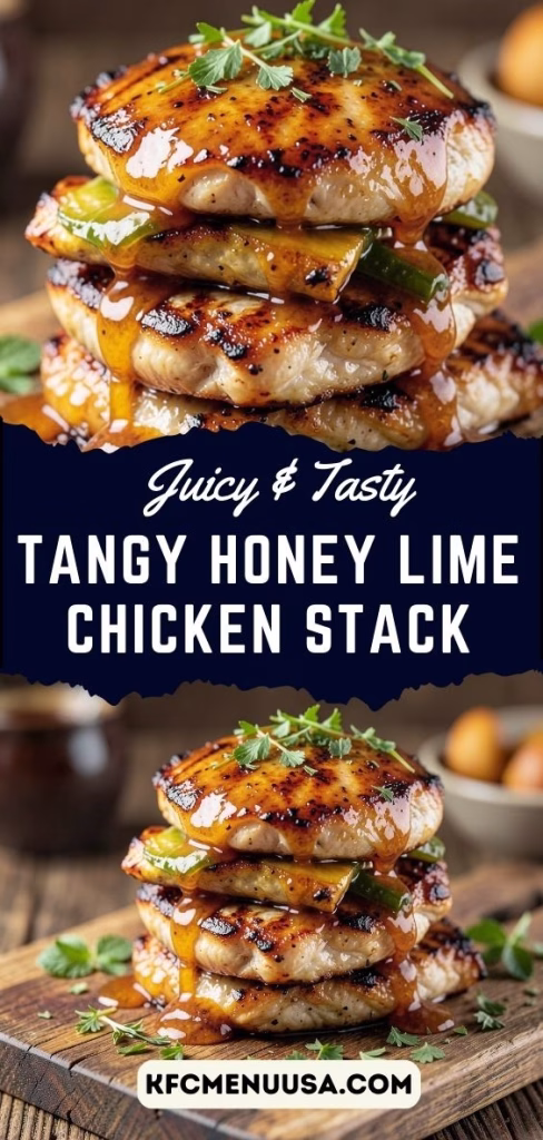 Tangy Honey Lime Chicken Stack Recipe