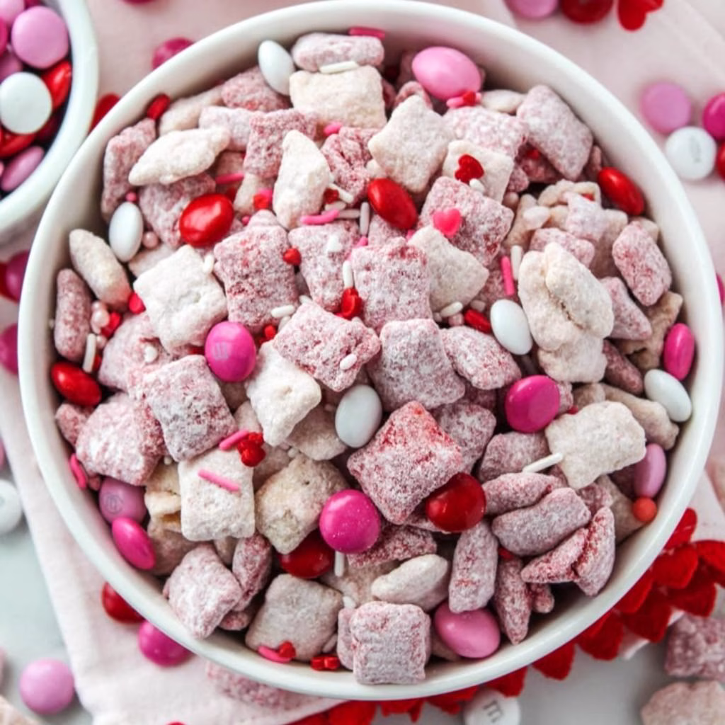 The Best Valentine's Day Muddy Buddies Recipe