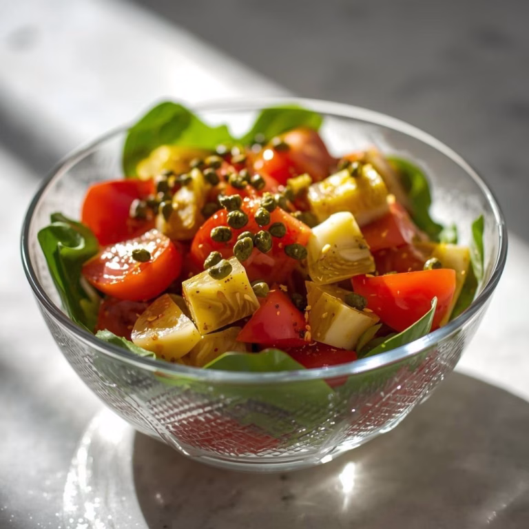 Tomato and Artichoke Salad with Capers Recipe