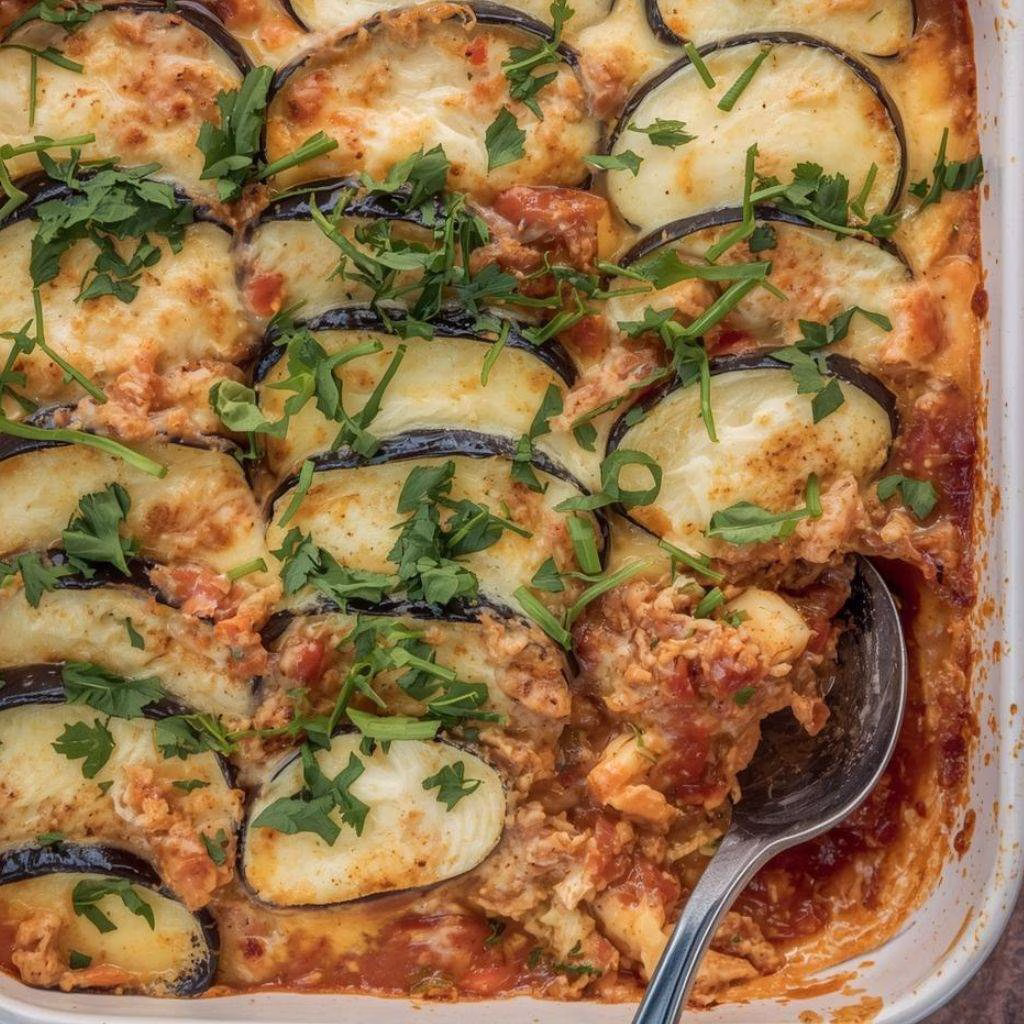 Vegetarian Ricotta & Eggplant Casserole Recipe