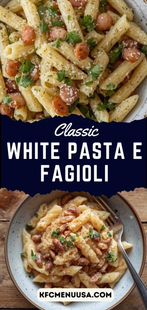 White Pasta e Fagioli Recipe