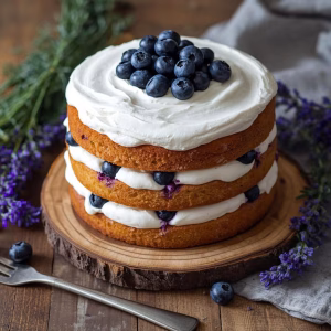 Blueberry Lavender Cake Recipe