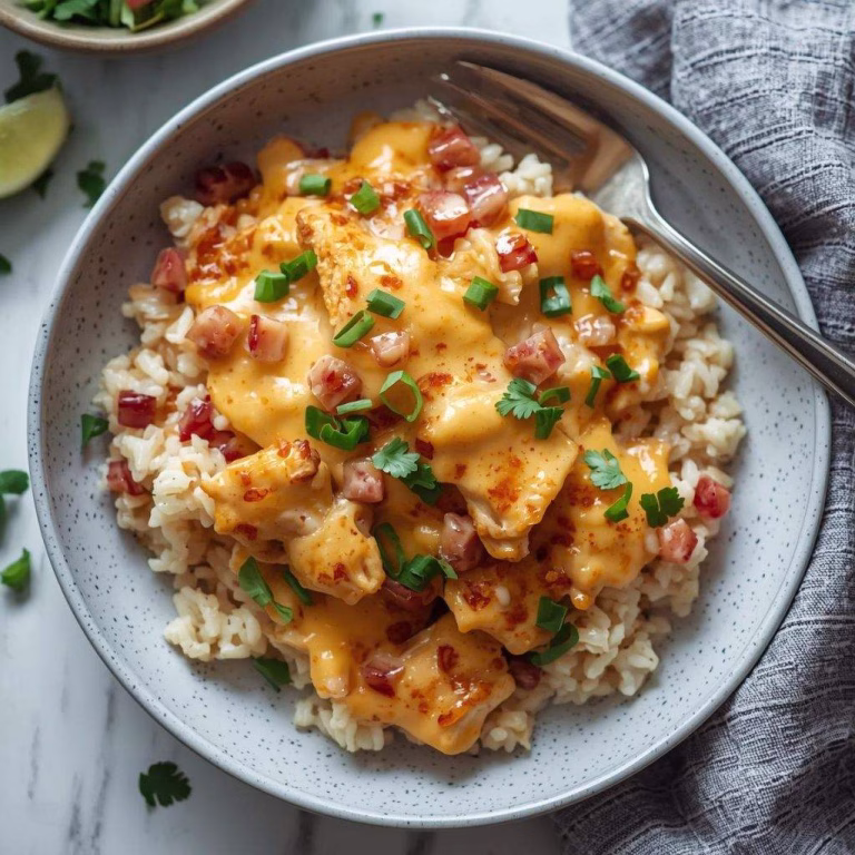 Cheesy Chicken and Rice Recipe
