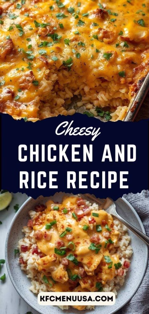 Cheesy Chicken and Rice Recipe