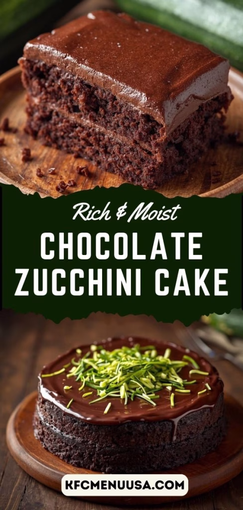 Chocolate Zucchini Cake Recipe