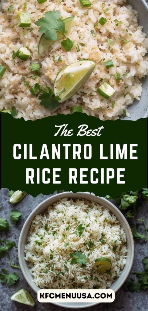 Cilantro Lime Rice Recipe