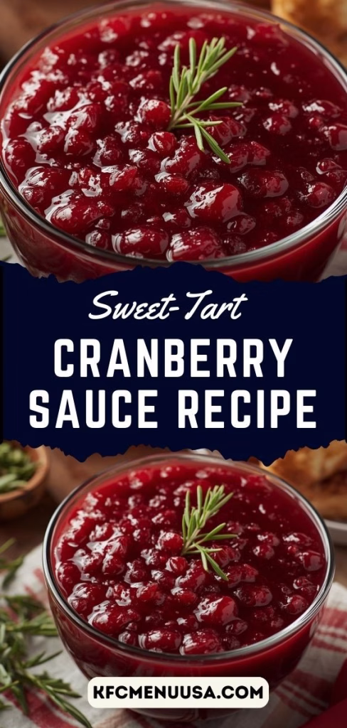 Cranberry Sauce Recipe