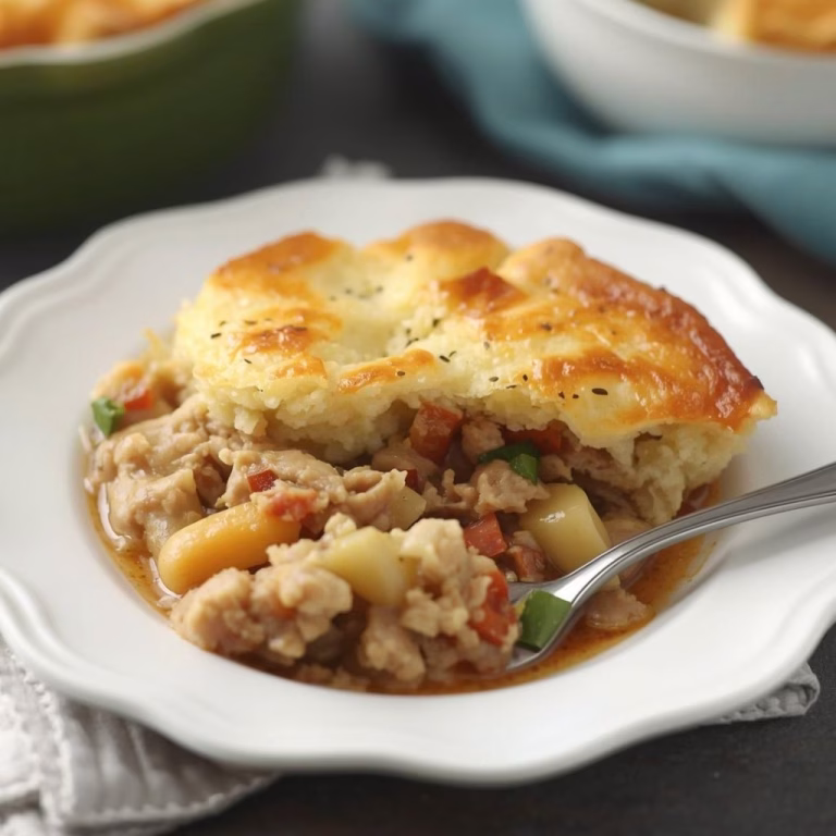 Ground Turkey Pot Pie Recipe