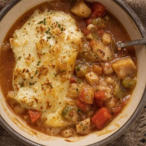 Protein Packed Shepherd’s Pie Soup Recipe