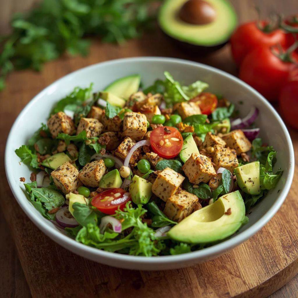Tofu Avocado Salad Recipe