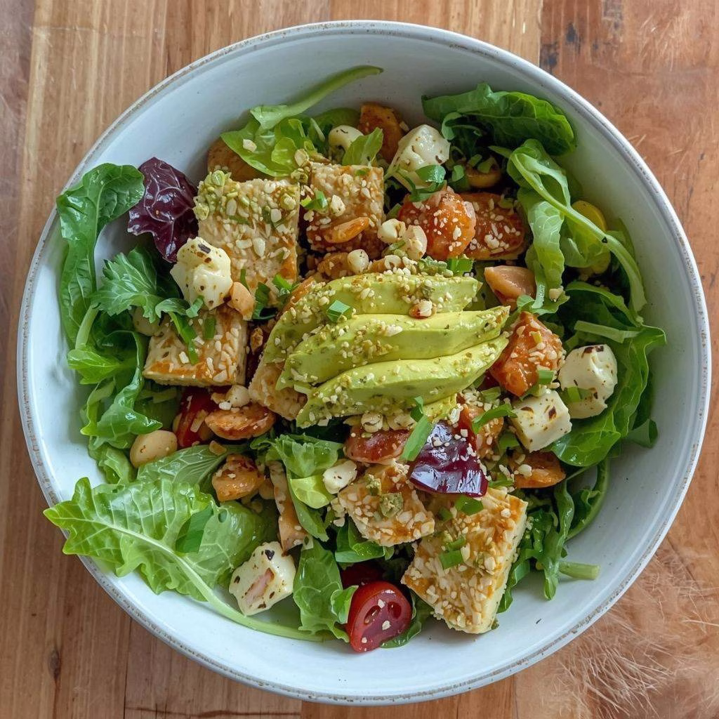 Tofu Avocado Salad Recipe
