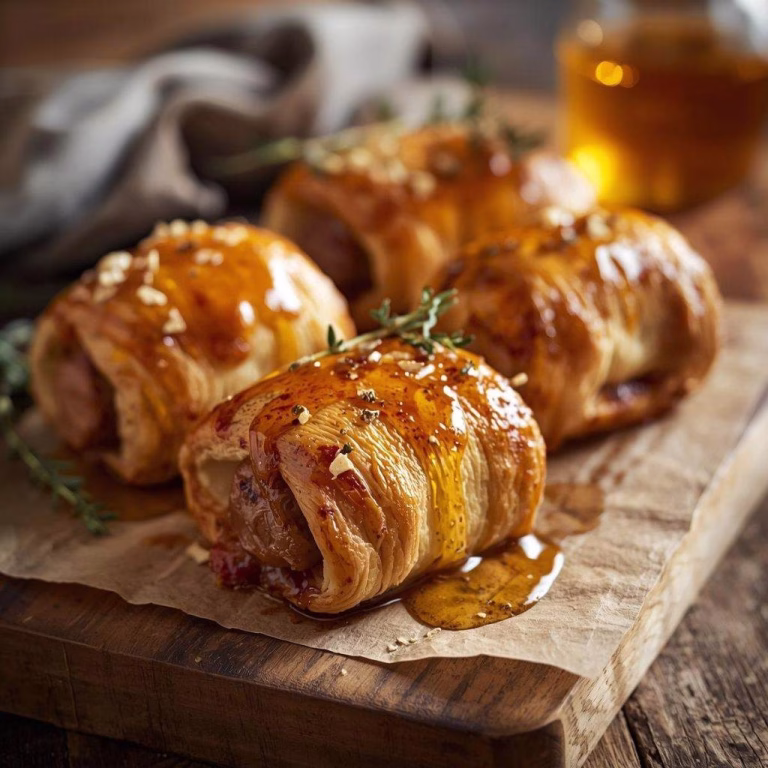 Sausage Rolls with Hot Honey and Thyme Recipe