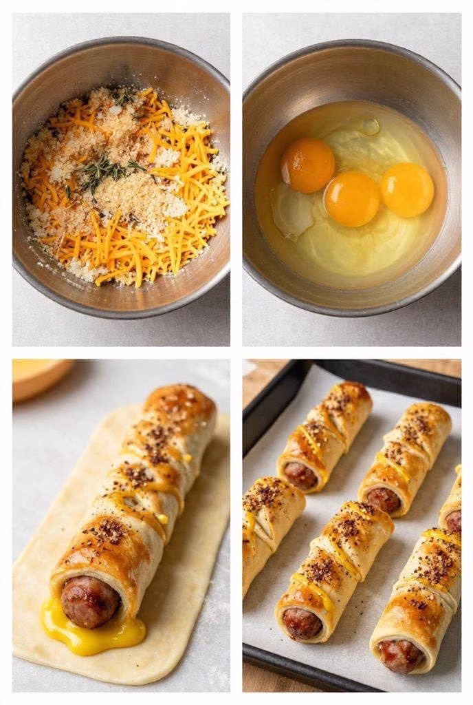 Sausage Rolls with Hot Honey and Thyme Recipe