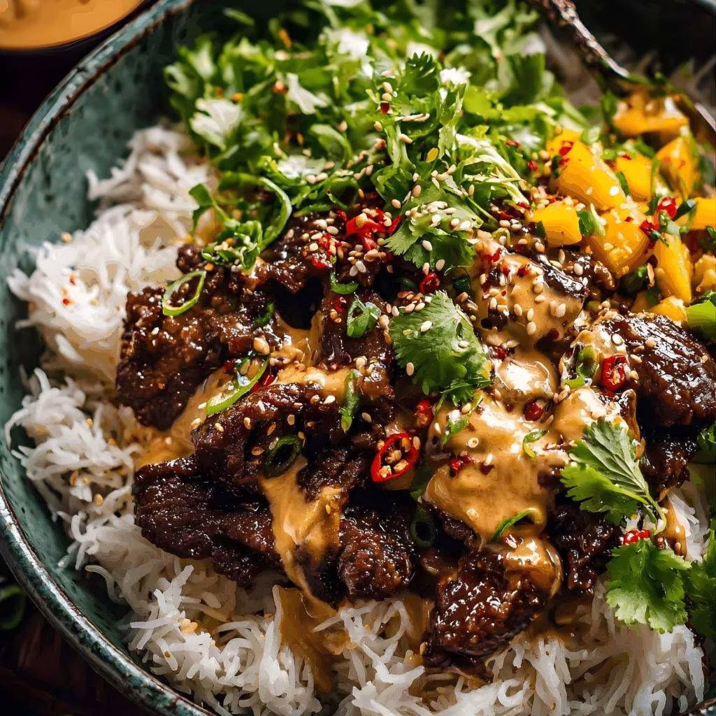 Tender Coconut Lemongrass Beef with Mushrooms and Carrots Recipe