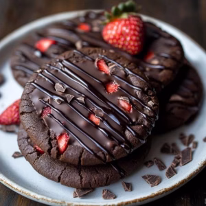 Chocolate Covered Strawberry Cookies Recipe
