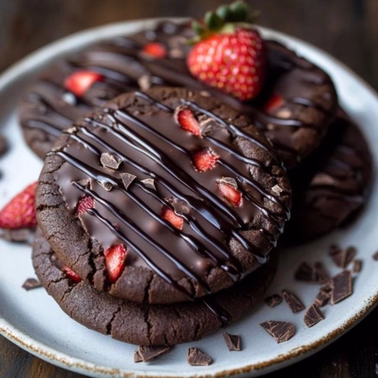 Chocolate Covered Strawberry Cookies Recipe