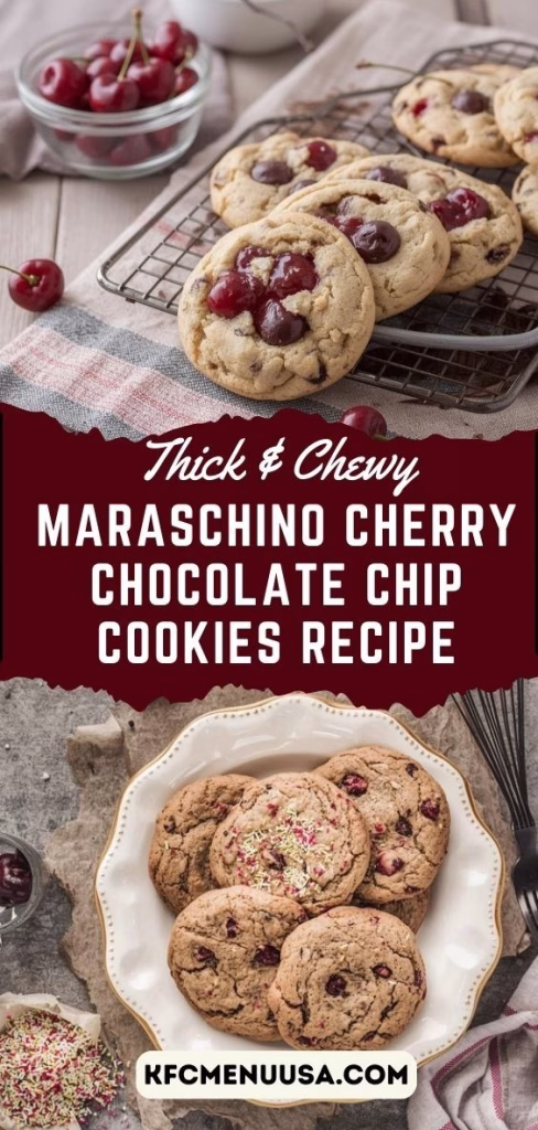 Maraschino Cherry Chocolate Chip Cookies Recipe