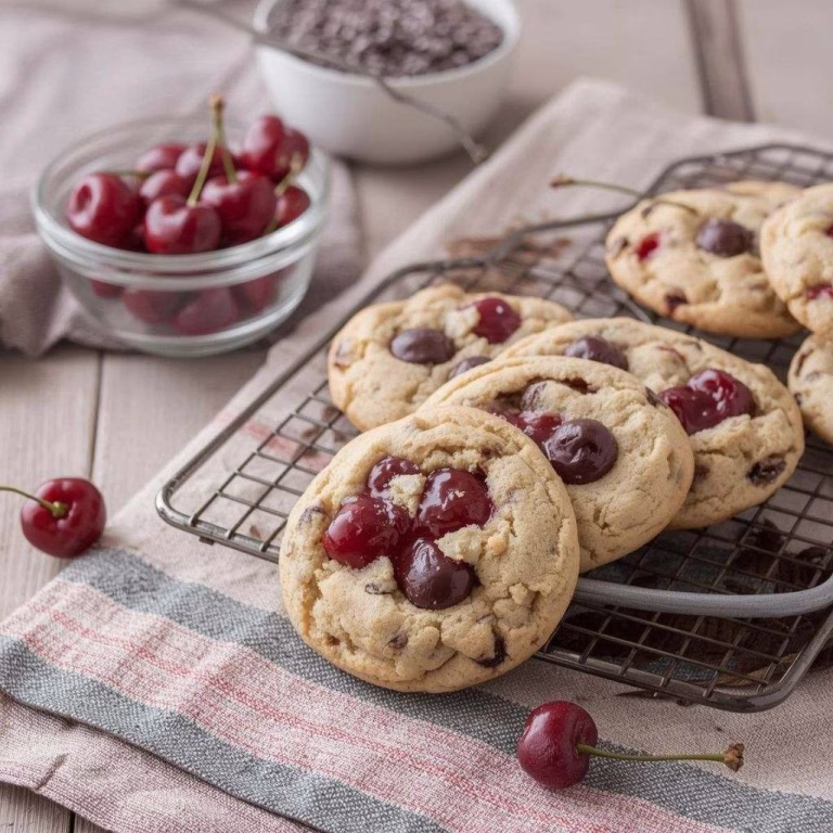 Maraschino Cherry Chocolate Chip Cookies Recipe