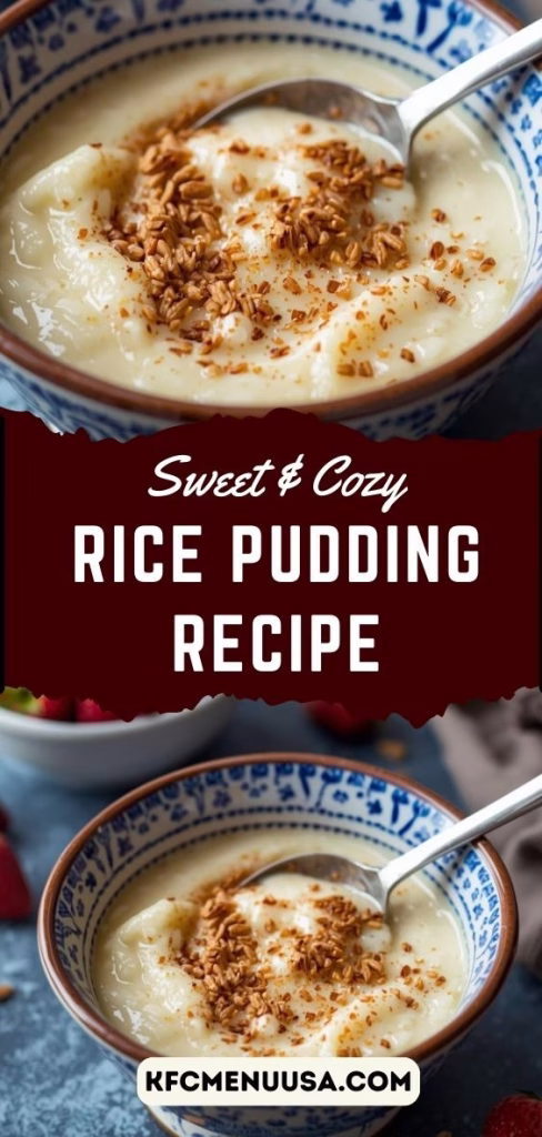 Rice Pudding Recipe