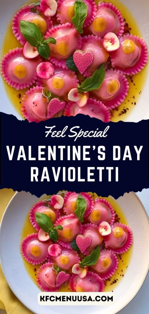 Valentine’s Day Ravioletti Recipe
