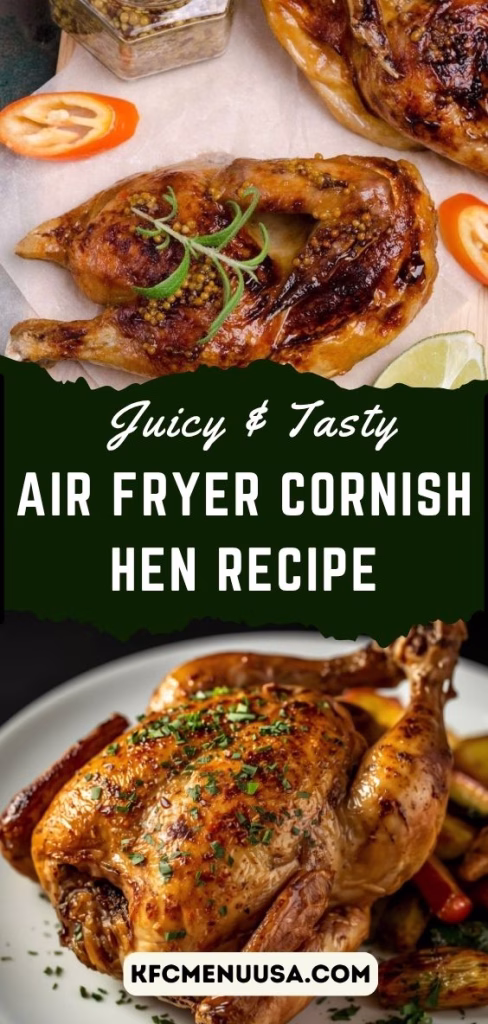 Air Fryer Cornish Hen Recipe