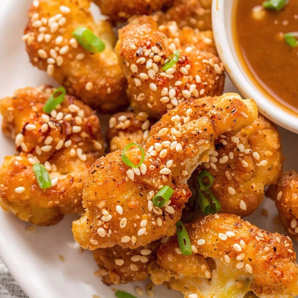 Air Fryer Sesame Cauliflower Wings Recipe