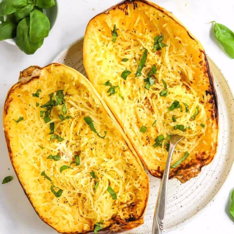 Air Fryer Spaghetti Squash Parm Recipe