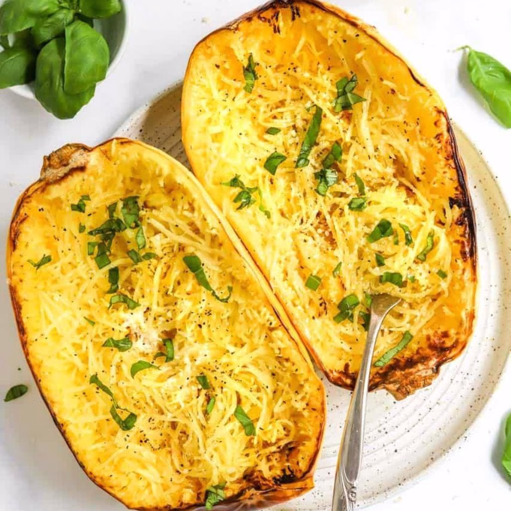 Air Fryer Spaghetti Squash Parm Recipe
