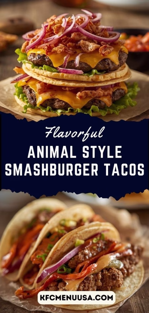 Animal Style Smashburger Tacos Recipe