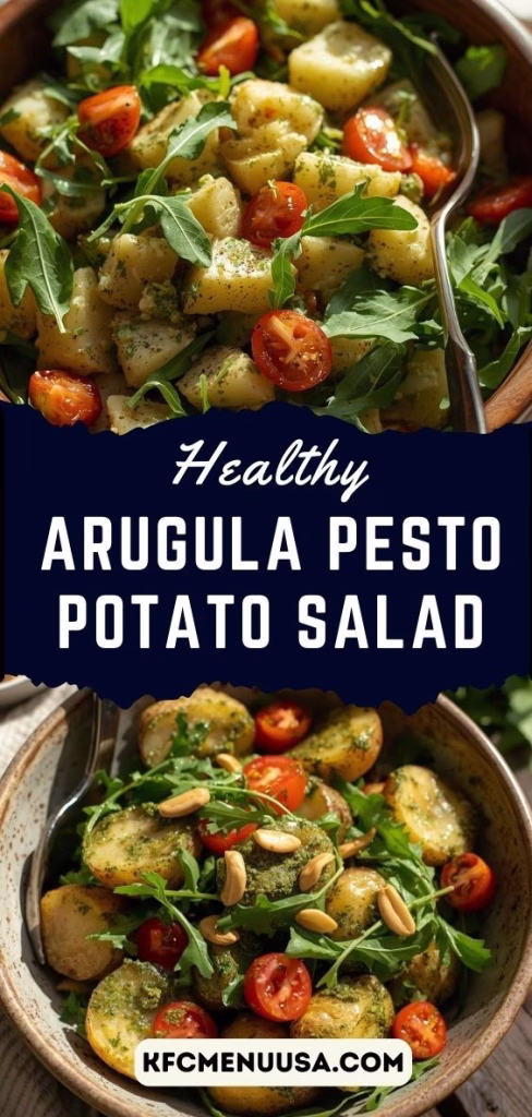 Arugula Pesto Potato Salad Recipe