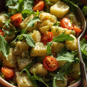 Arugula Pesto Potato Salad Recipe