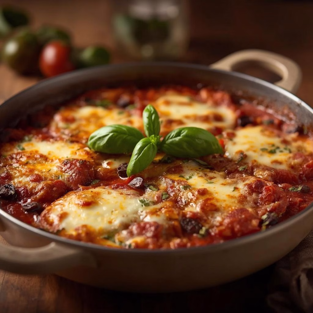 Aubergine Lentil Parmigiana Recipe