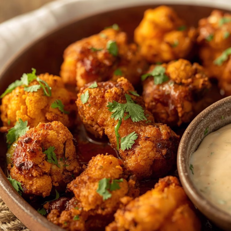 Baked Mango-Tamarind Cauliflower Wings Recipe