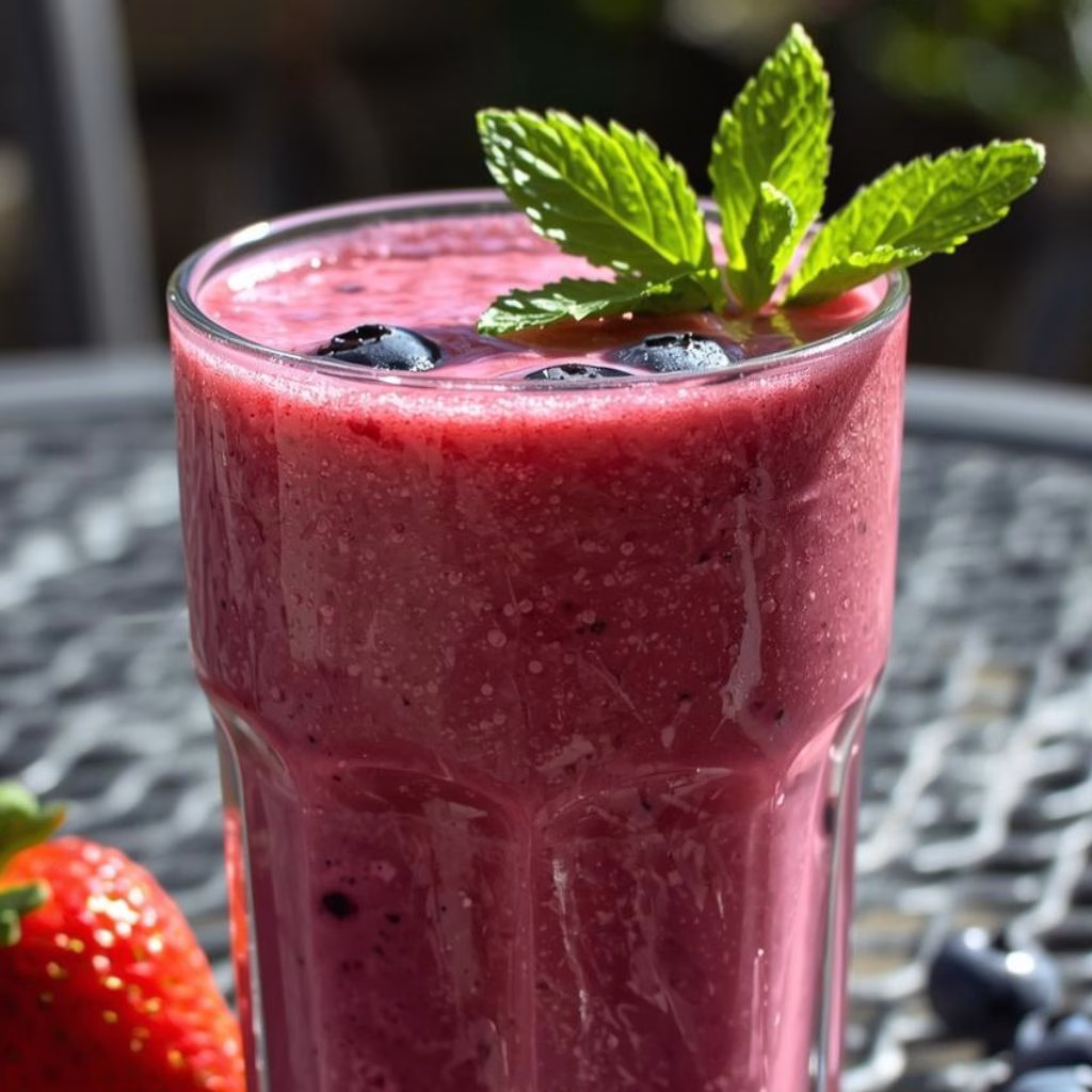 Banana Strawberry Blueberry Smoothie Recipe