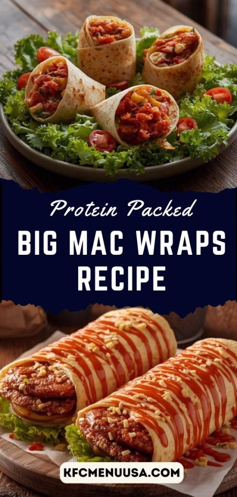 Big Mac Wraps Recipe
