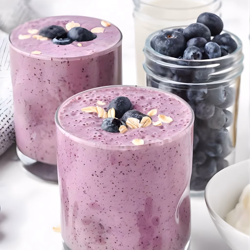 Blueberry Oatmeal Smoothie Recipe