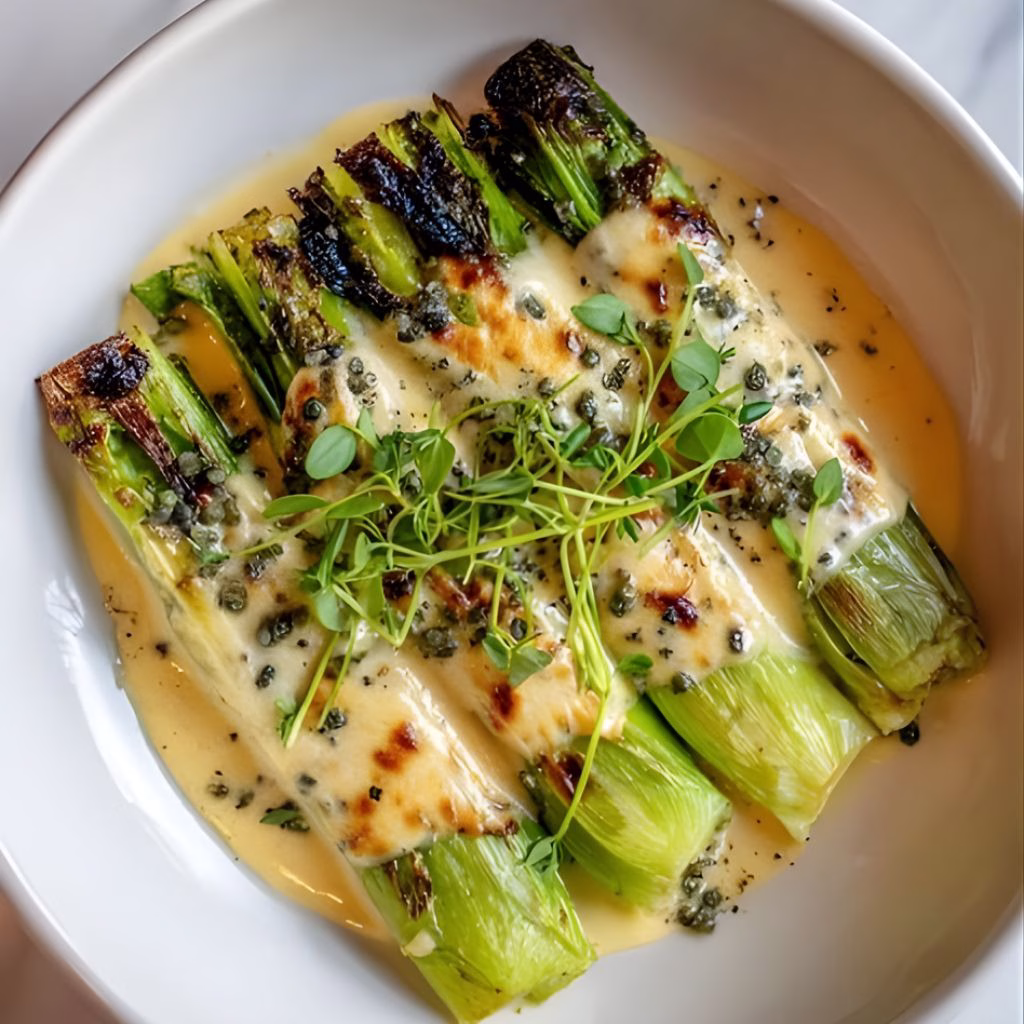 Braised Leeks with Beurre Blanc Recipe