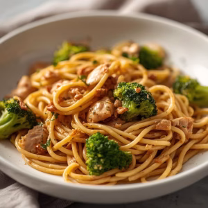 Broccoli Chicken Spaghetti Pasta Recipe