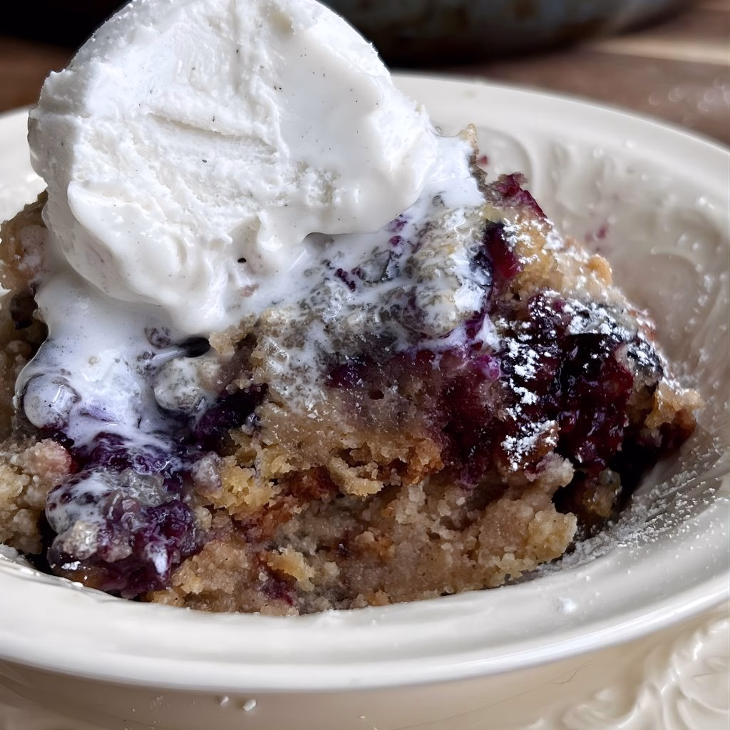 Brown Butter Blueberry Muffin Cookie Skillet Recipe