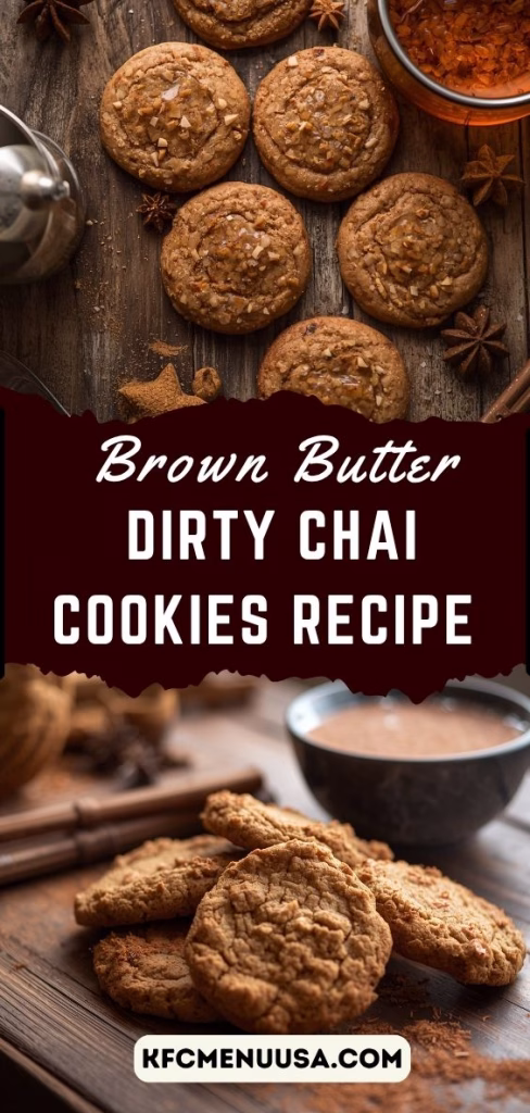 Brown Butter Dirty Chai Cookies Recipe