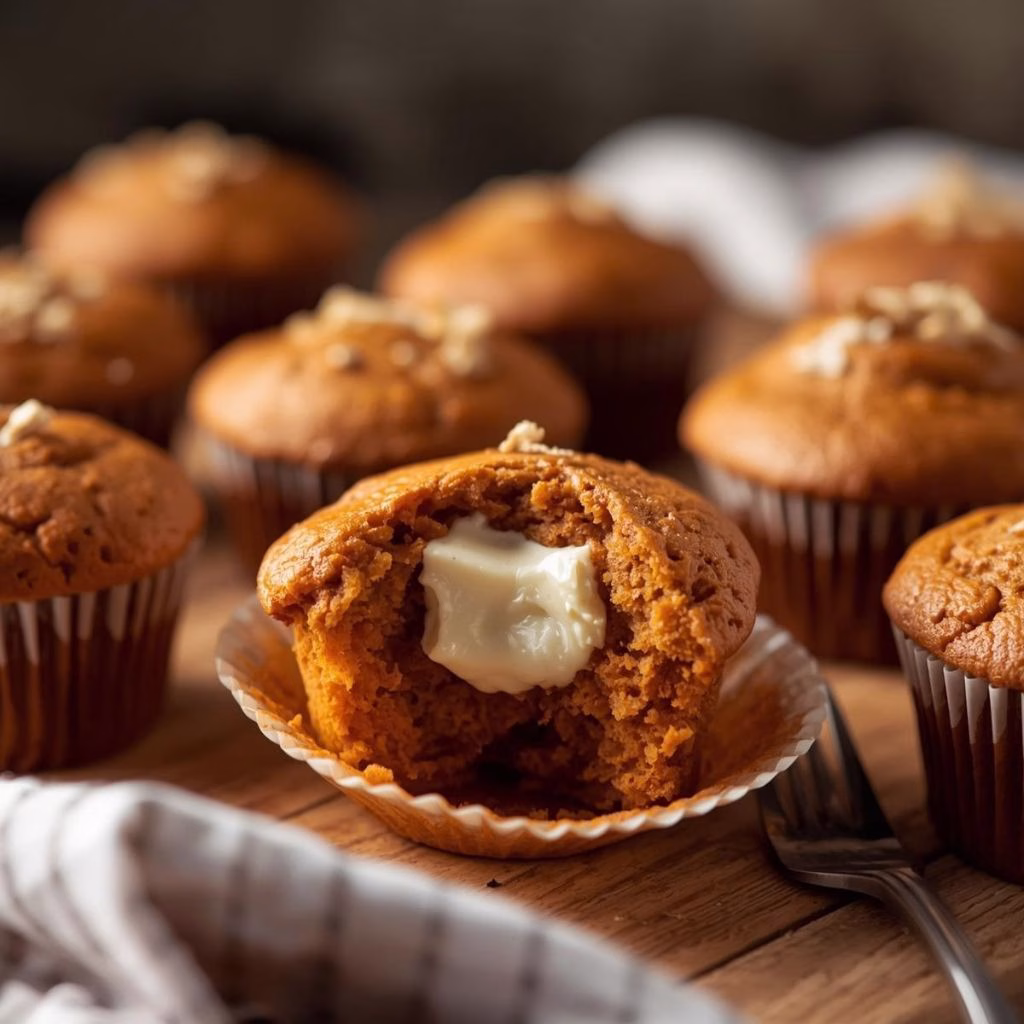 Brown Butter Sweet Potato Cream Cheese Muffins Recipe