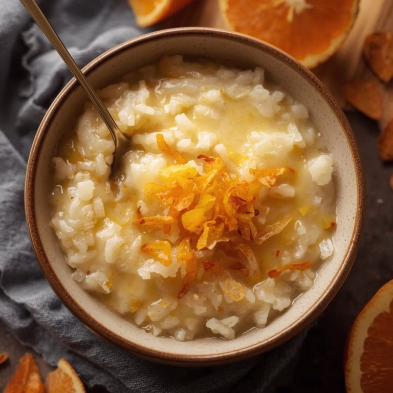 Cardamom Orange Rice Pudding Recipe