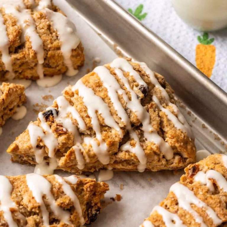 Carrot Cake Scones with Cream Cheese Frosting Recipe