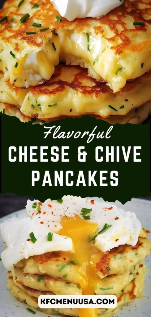 Cheese & Chive Pancakes Recipe