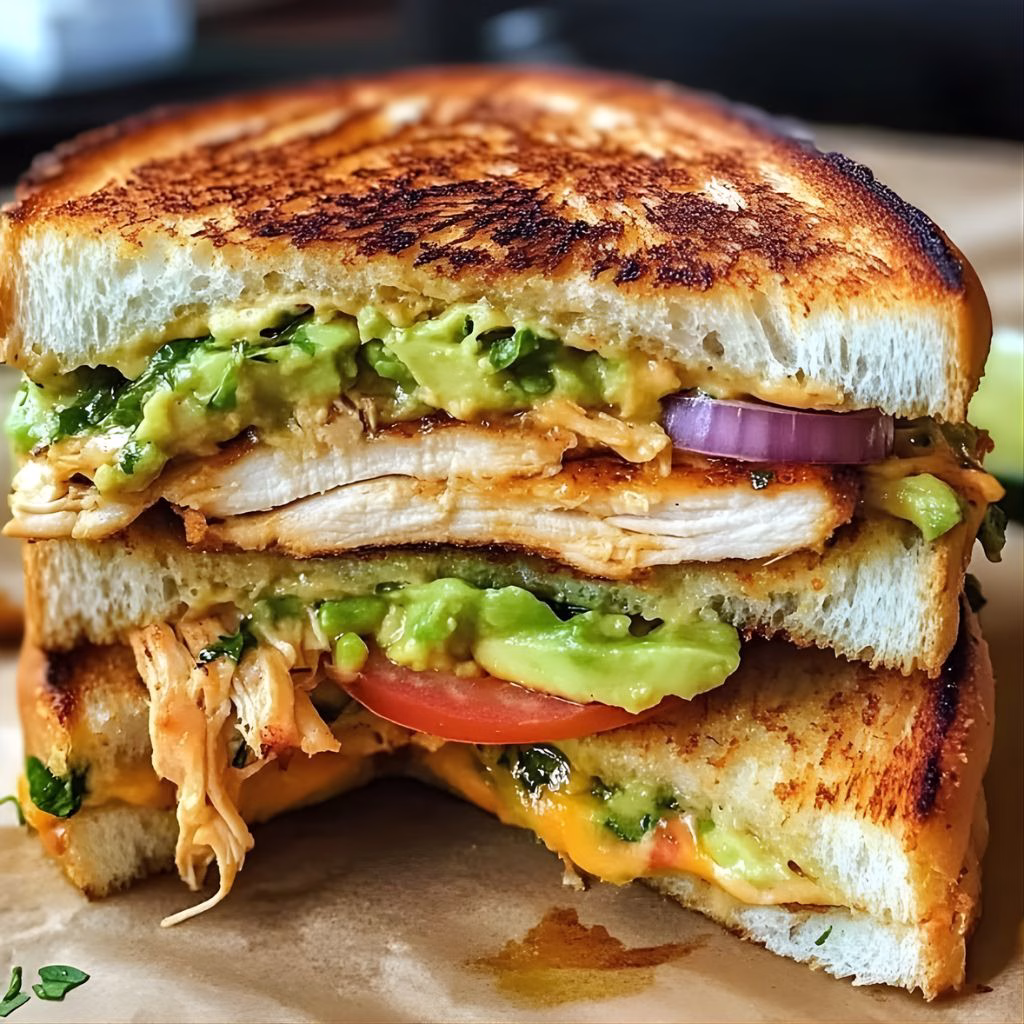 Chicken Avocado Melt Sandwich Recipe