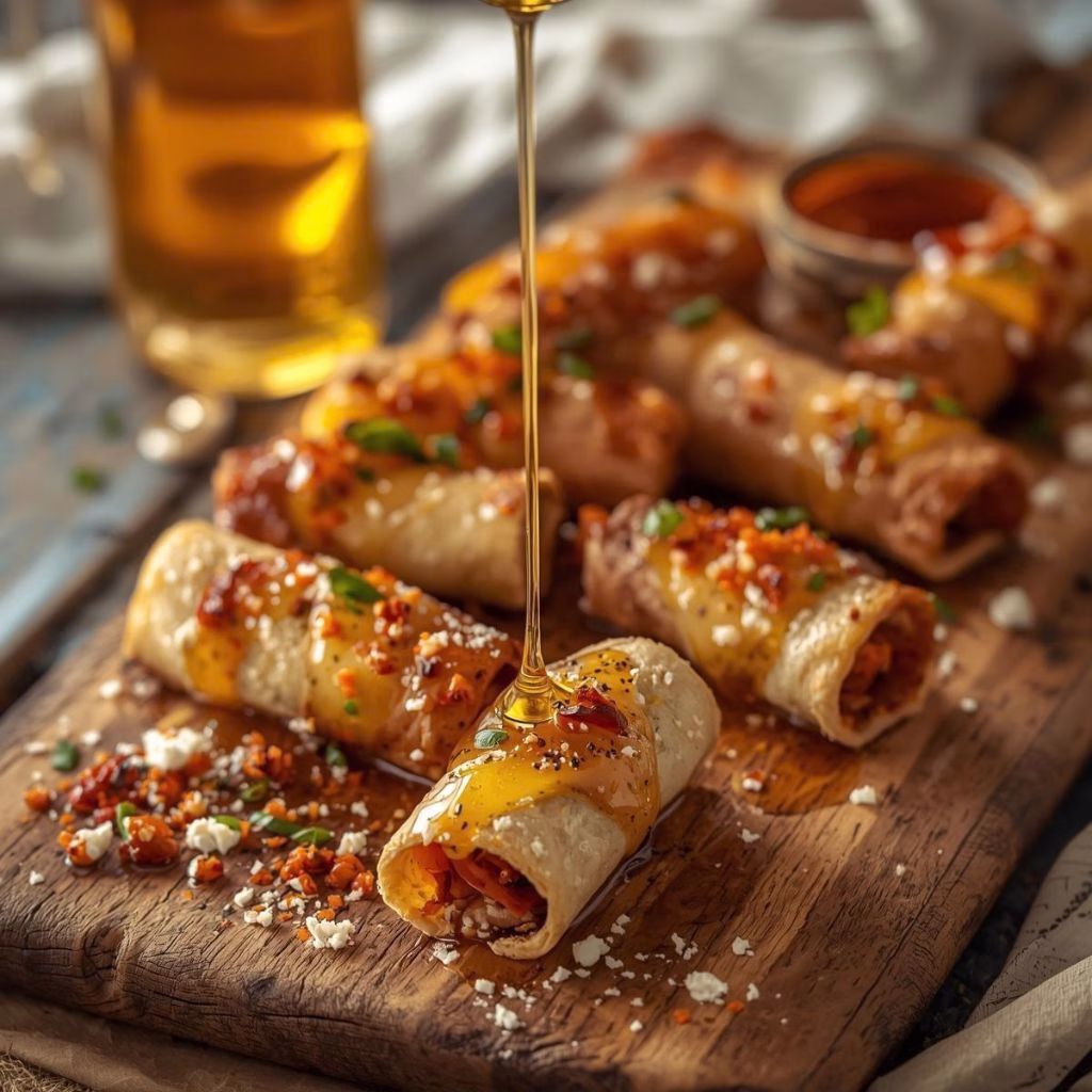 Chili Honey Magic Feta Rolls Recipe