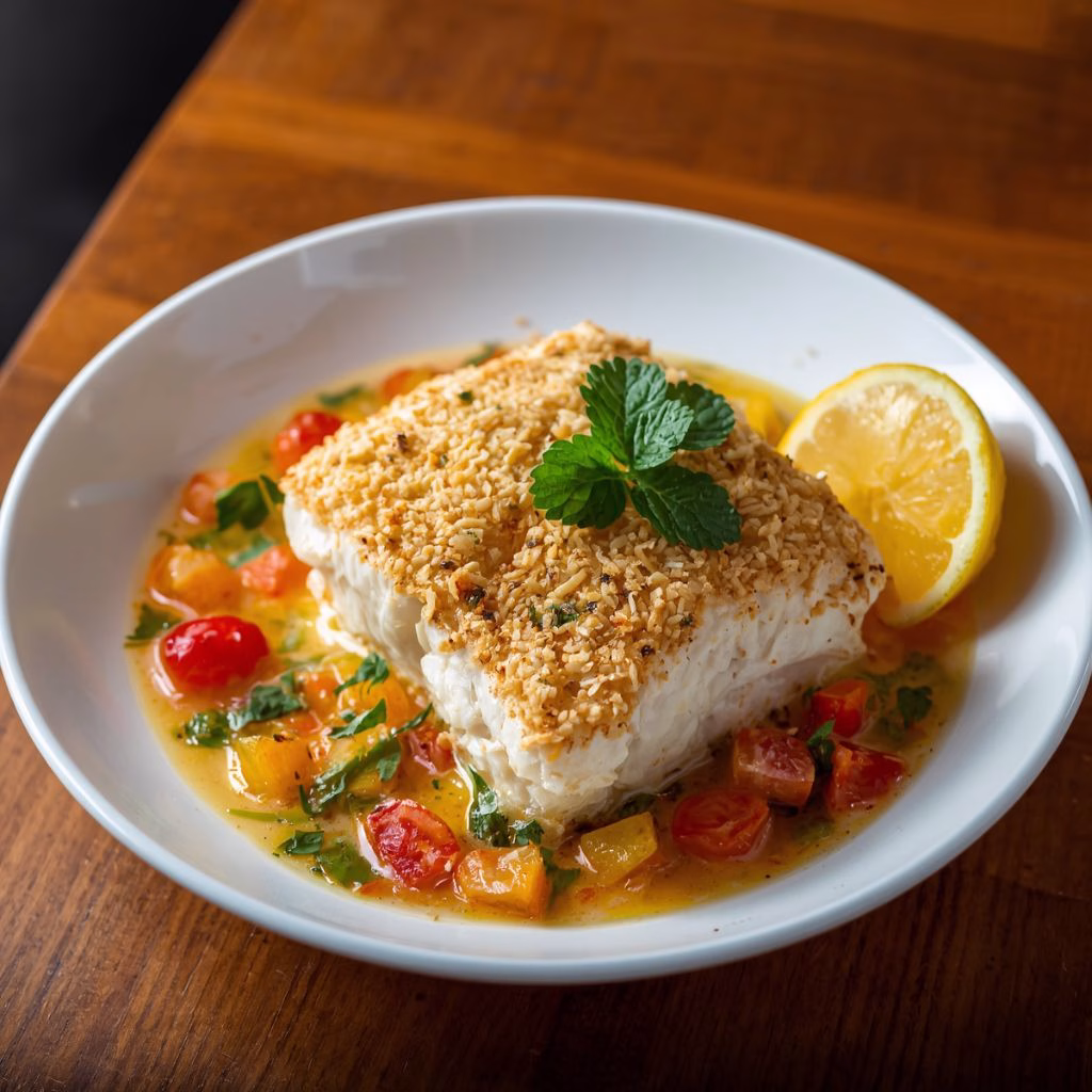 Coconut Crusted Fish Recipe with Tropical Flavors