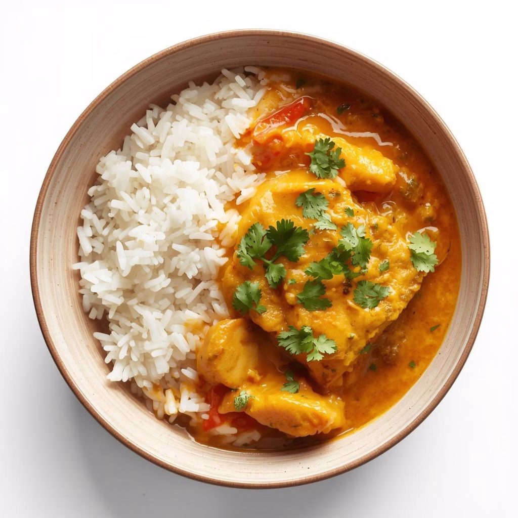 Coconut Lime Fish Curry with Jasmine Rice Recipe