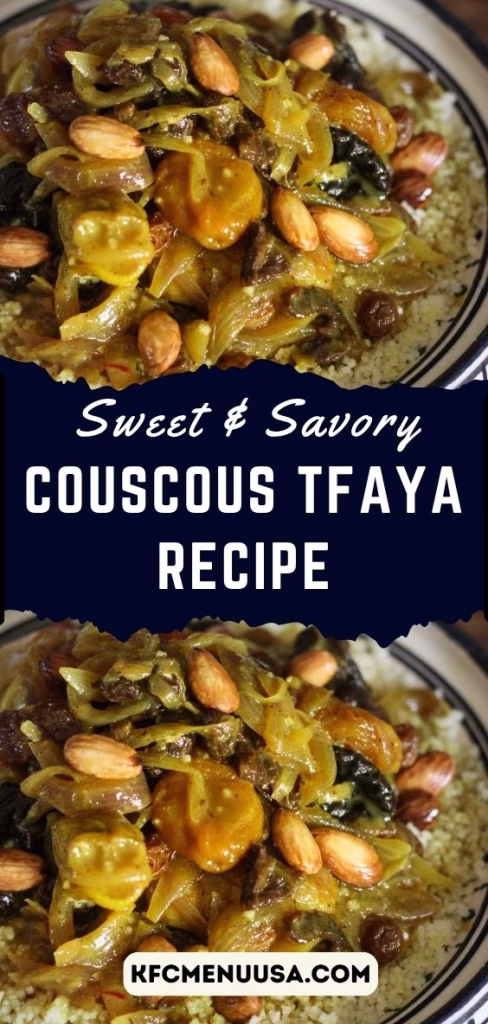 Couscous Tfaya Recipe